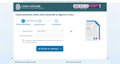 Desktop Screenshot of casier-judiciaire.org