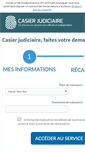 Mobile Screenshot of casier-judiciaire.org