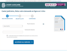 Tablet Screenshot of casier-judiciaire.org
